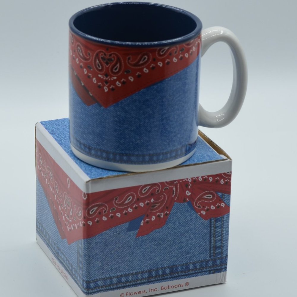 Burton & Burton Denim And Bandana Mug